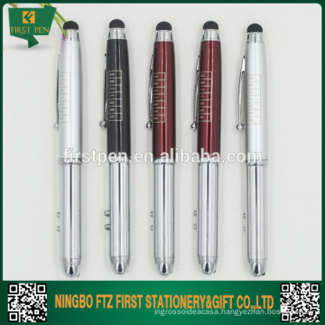 Metal Laser Pointer Pen With Light And Stylus